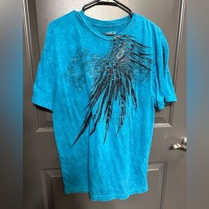 Y2K Emo/Scene Feather Graphic Tee